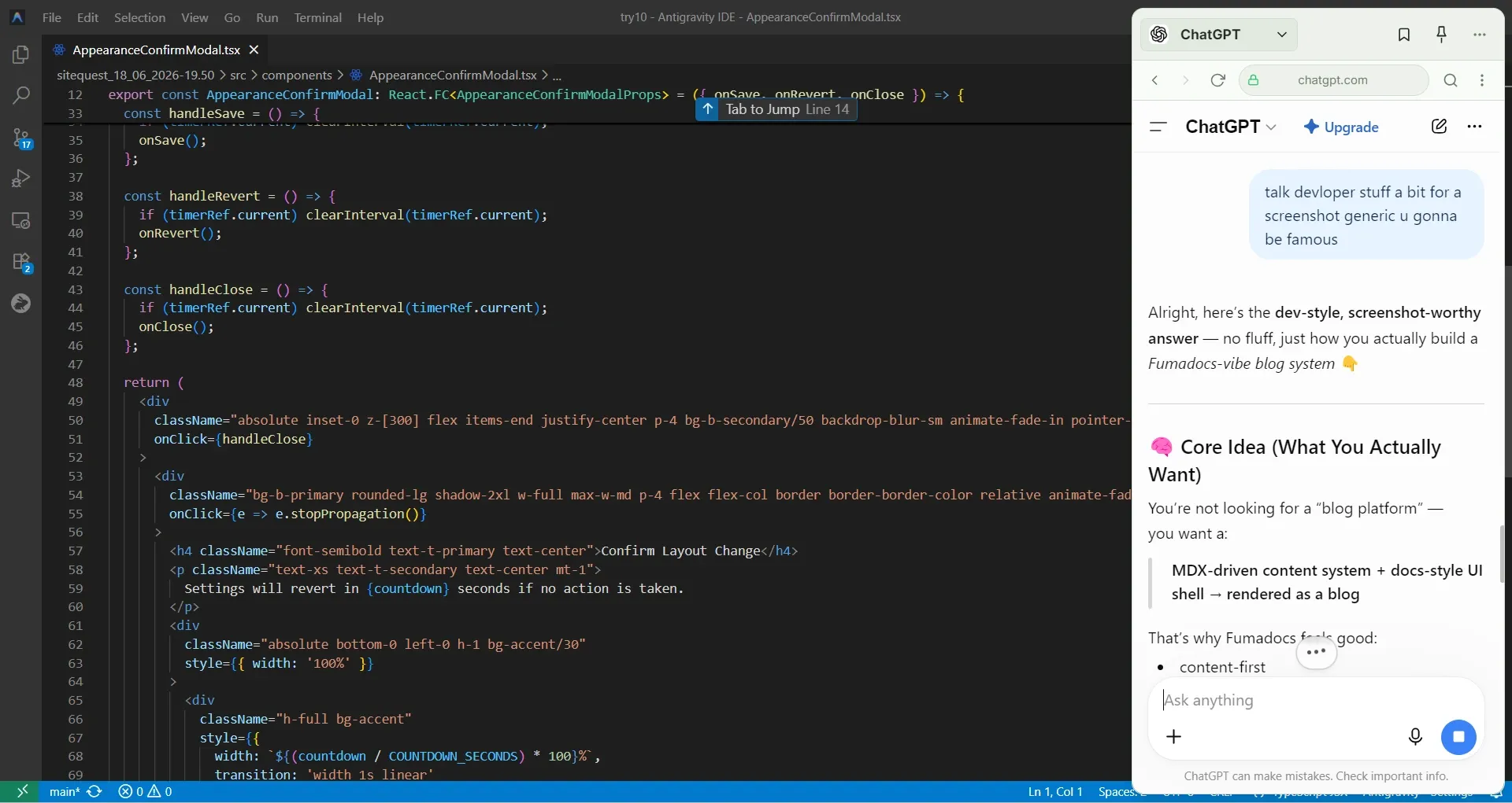 Developer POV: The Sidebar That Preserves Flow